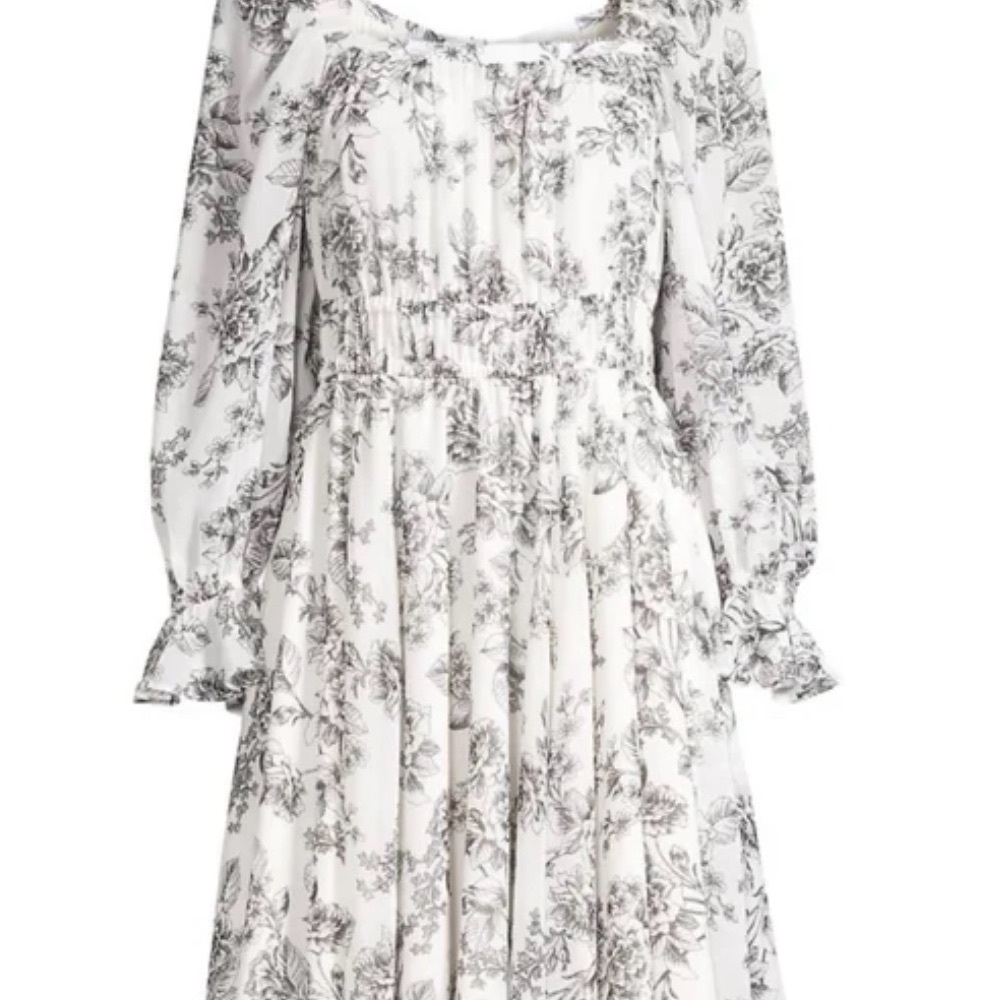 Rachel Parcell Floral Long Sleeve Dress